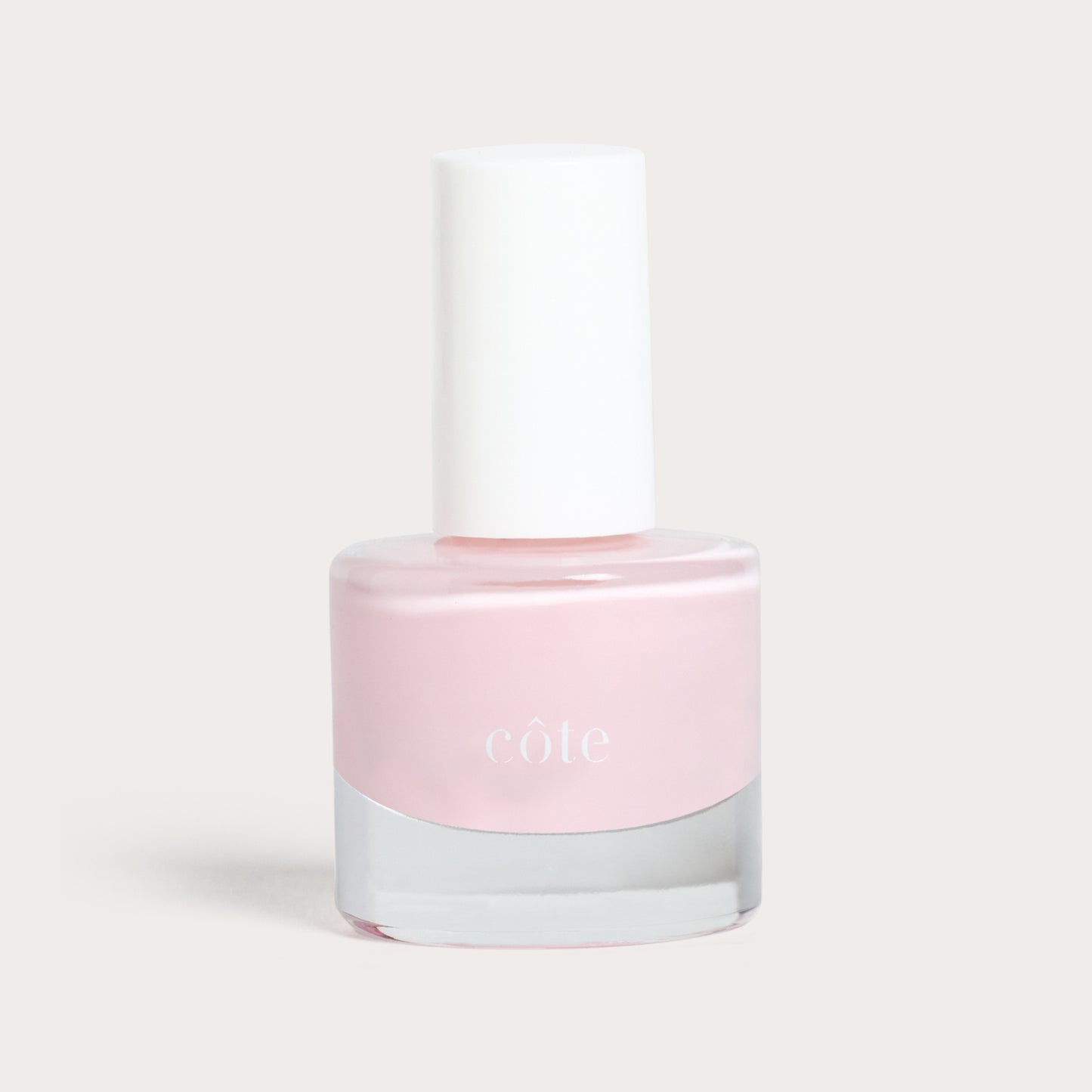 Côte Beauty Moonbeam Soft Blush Pink Non-Toxic Nail Polish bottle. 