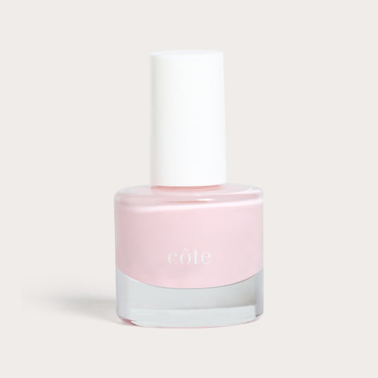 Côte Beauty Moonbeam Soft Blush Pink Non-Toxic Nail Polish bottle. 