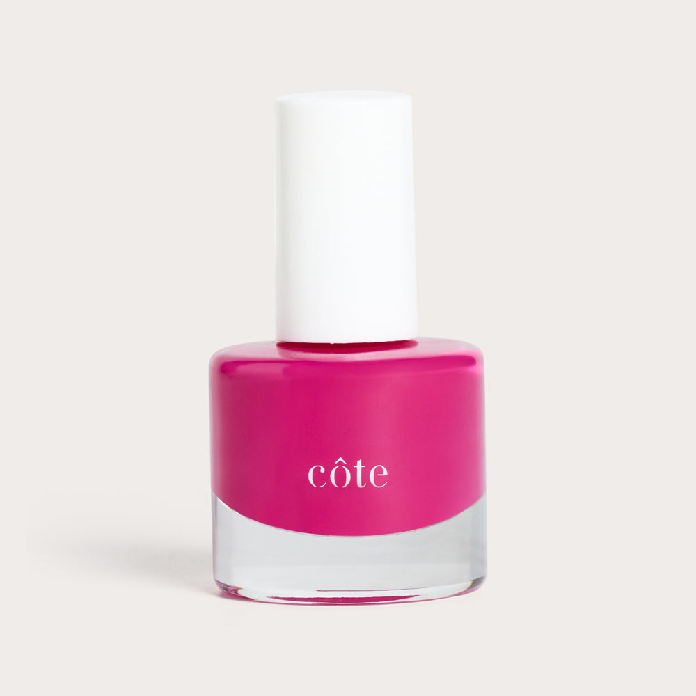 Côte Beauty Velvet Rose Lush Berry Pink Non-Toxic Nail Polish bottle.