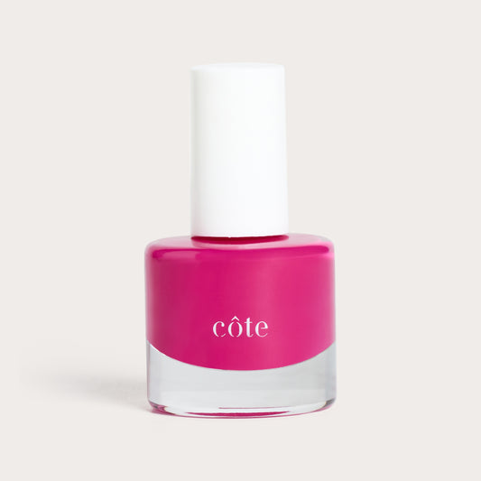 Côte Beauty Velvet Rose Lush Berry Pink Non-Toxic Nail Polish bottle.