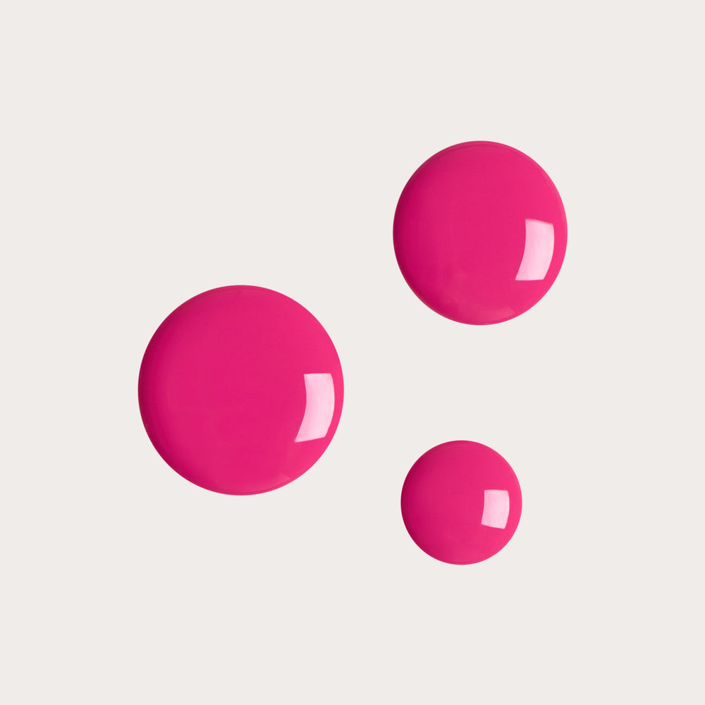 Côte Beauty Velvet Rose Lush Berry Pink Non-Toxic Nail Polish drops. 