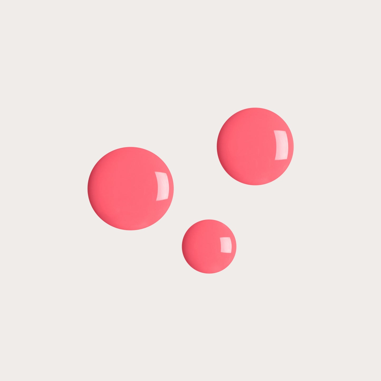 Côte Beauty Wild Peony Vivid Petal Pink Non-Toxic Nail Polish drops. 