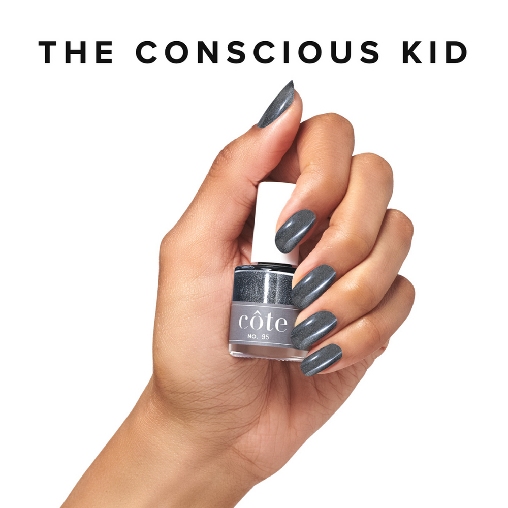 No. 95 Shimmery Slate Grey Nail Polish